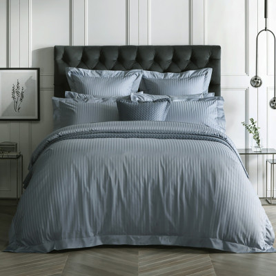Постельное белье Meriset Elite Сатин страйп True Grey 