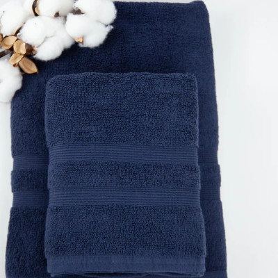 Махровое полотенце Tender Touch Dark Blue - 1