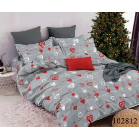 Постельное белье Selena Бязь люкс Новогодние Сердечки 102812 Selena - 1