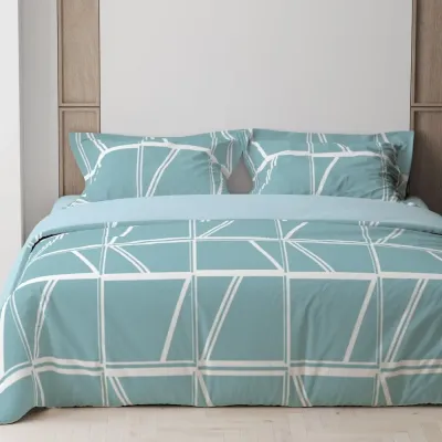 Постельное белье ТЕП Happy Sleep Aqua Grid ТЕП - 1