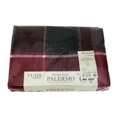 Плед Vladi Palermo (07/SOFA бел-красн-черн) Vladi - 1