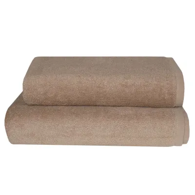 Махровий рушник Parisa Flat Cotton бежевий Parisa Home - 1