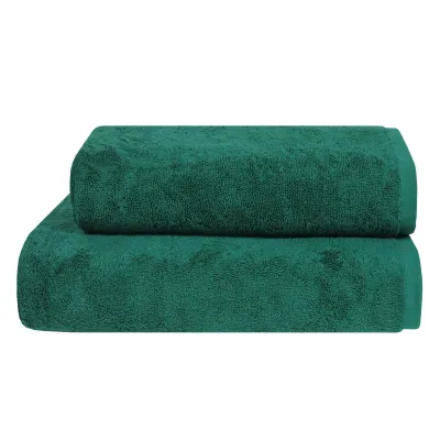 Махровое полотенце Parisa Flat Cotton изумрудное Parisa Home - 1