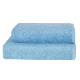 Махровое полотенце Parisa Flat Cotton светло-голубое Parisa Home - 1