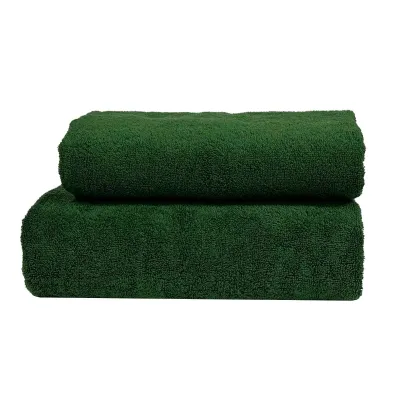 Махровий рушник Parisa Flat Cotton зелений Parisa Home - 1