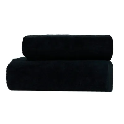 Махровий рушник Parisa Flat Cotton чорний Parisa Home - 1