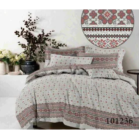 Постельное белье Selena Бязь люкс Вышиванка Grey 101236 Selena - 1