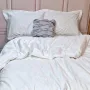 Постельное белье Meriset Сатин жаккард White Elegant Meriset - 2