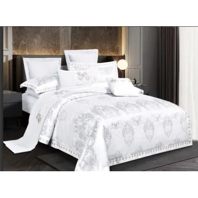 Комплект постільної білизни Bella Villa J-0054 сатин-жаккард Bella Villa - 1