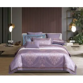 Комплект постільної білизни Bella Villa J-0093 сатин-жаккард Bella Villa - 1