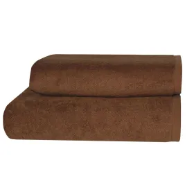 Махровий рушник Parisa Flat Cotton коричневий Parisa Home - 1