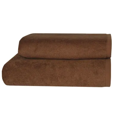 Махровий рушник Parisa Flat Cotton коричневий Parisa Home - 1