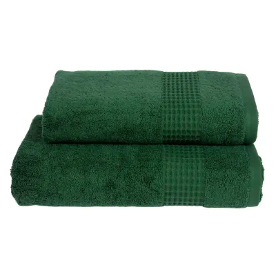 Махровое полотенце Parisa Terry Waffle зеленое Parisa Home - 1