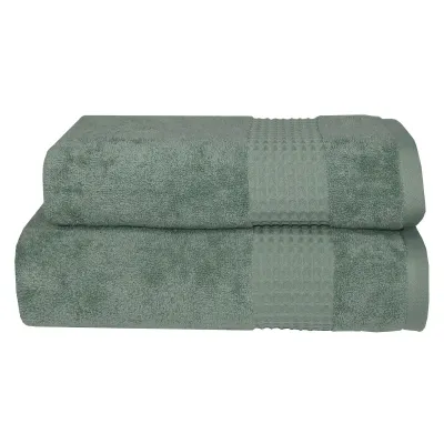 Махровий рушник Parisa Terry Waffle оливковий Parisa Home - 1