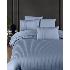 Постільна білизна First Choice сатин ДЕЛЮКС New Trend Dusty Blue First Choice - 2