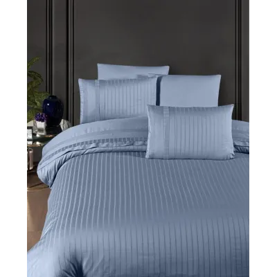 Постільна білизна First Choice сатин ДЕЛЮКС New Trend Dusty Blue First Choice - 2