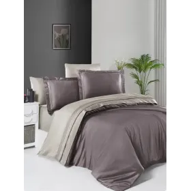 Постільна білизна First Choice сатин ДЕЛЮКС Serenity Lilac-Beige First Choice - 2